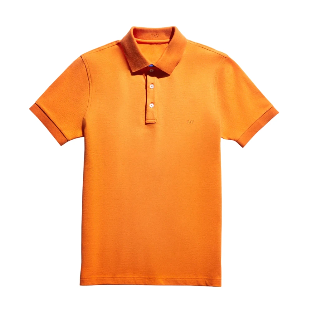 Fay Oranje T-shirts en Polos Orange Heren