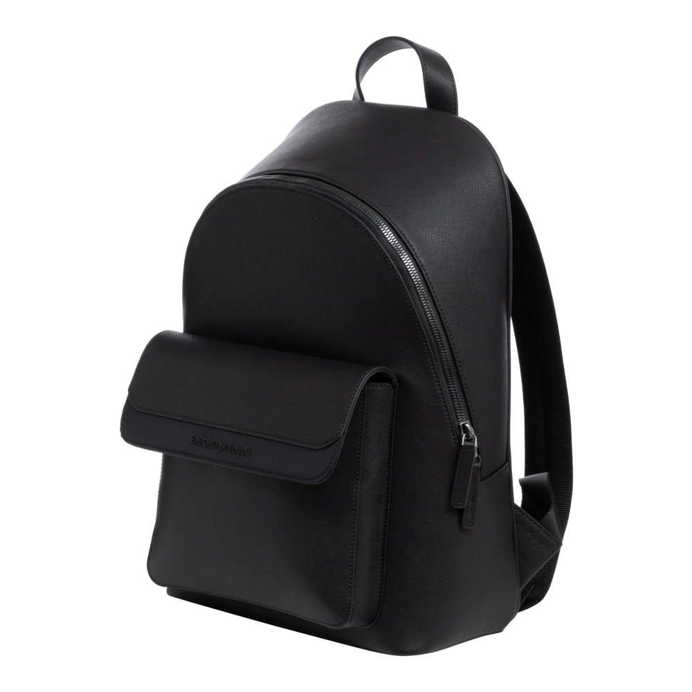 Emporio Armani Stijlvolle Rugzak met Logo Blue Heren