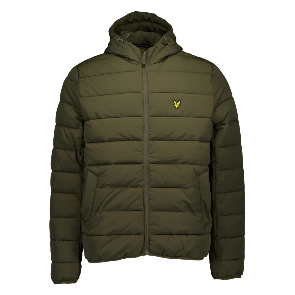 Lyle & Scott Gewatteerde Olijf Jas Green Heren