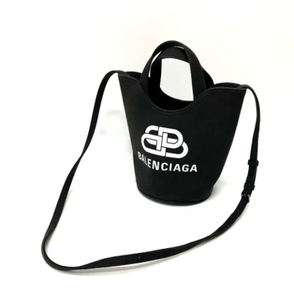 Balenciaga Vintage Pre-owned Fabric balenciaga-bags Black Dames