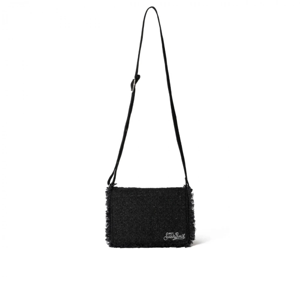 MC2 Saint Barth Chique Tweed Schoudertas Tita Black Dames