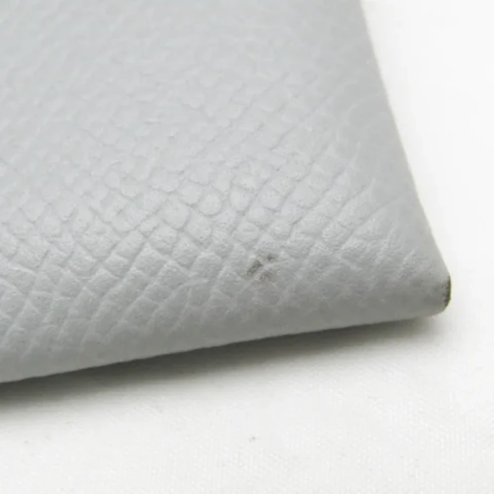 Hermès Vintage Pre-owned Leather wallets Gray Dames