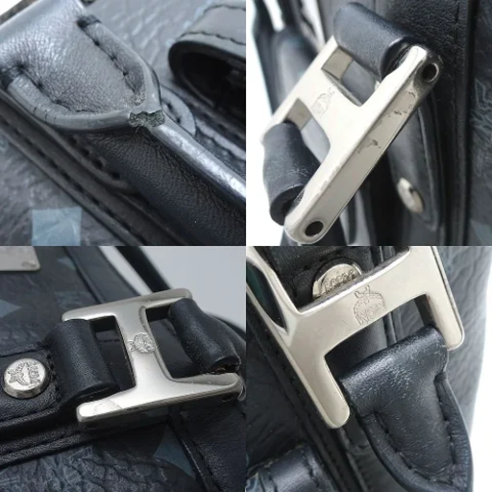 MCM Pre-owned Canvas handbags Black Dames