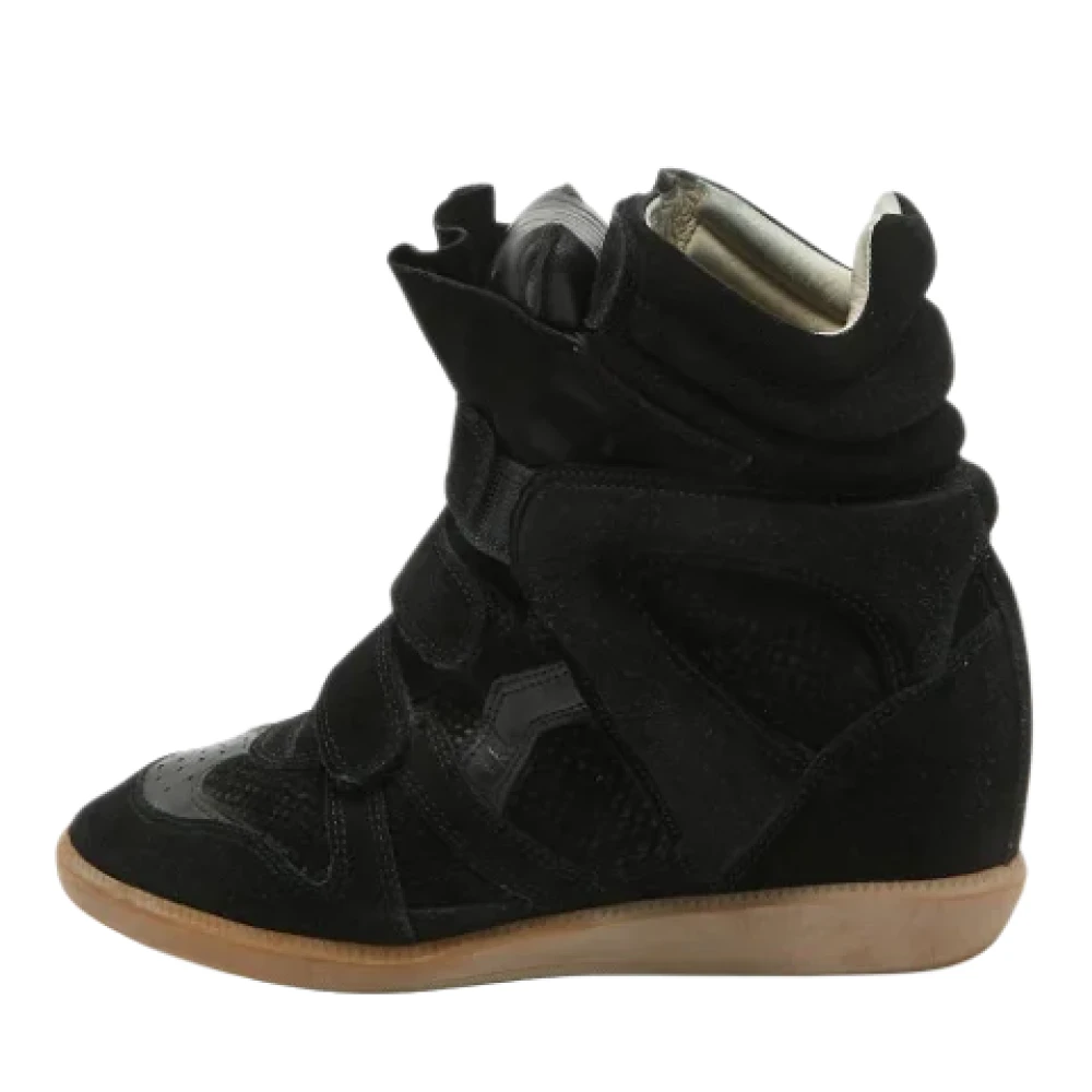 Isabel Marant Pre-owned Pre-owned Laeder sneakers Black, Dam