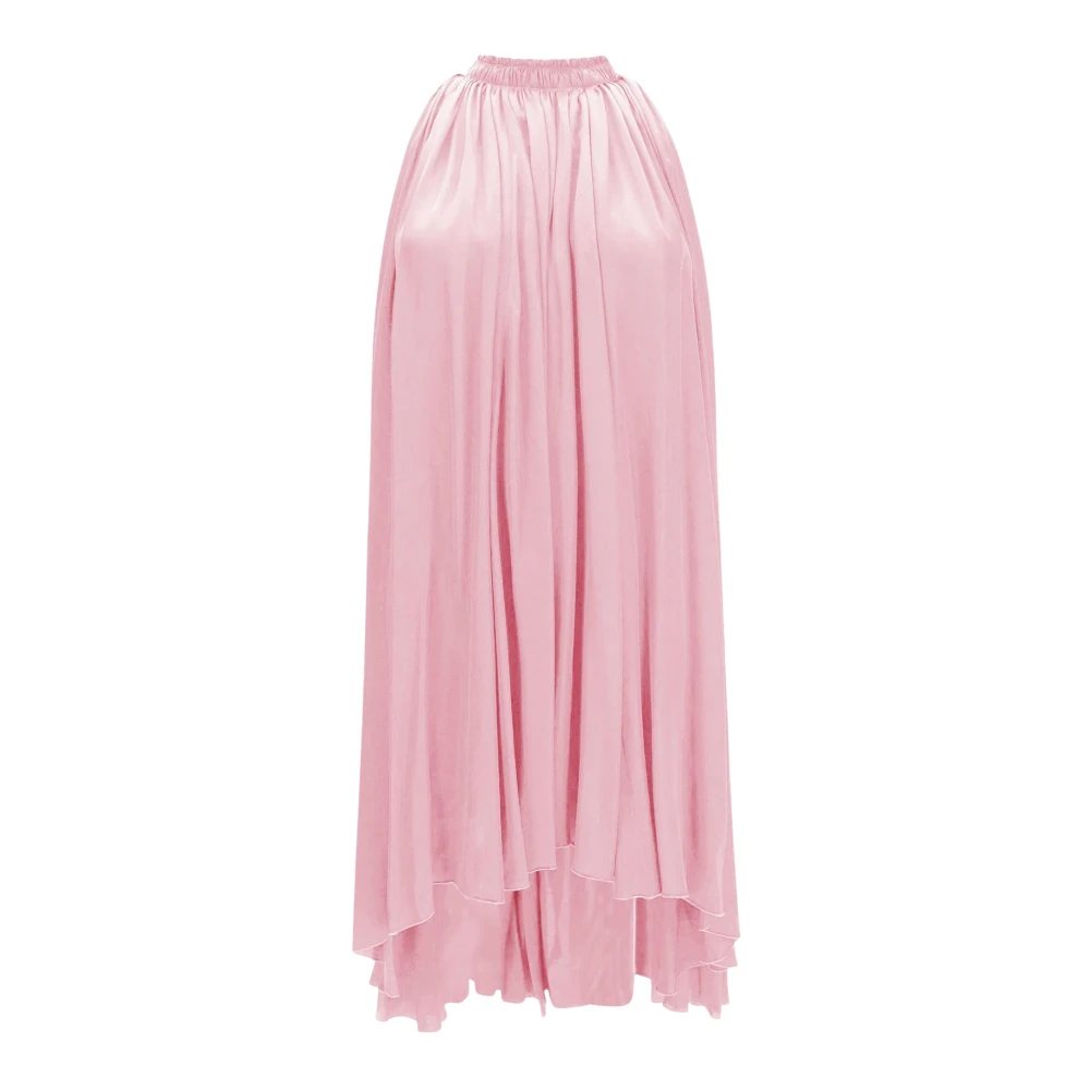 Sa Su Phi, Short Dresses, female, Pink, Size: 2XS Cotton-blend Dress