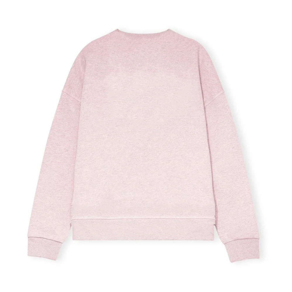 Ganni Sweatshirt Set met Smiley Print Purple Dames