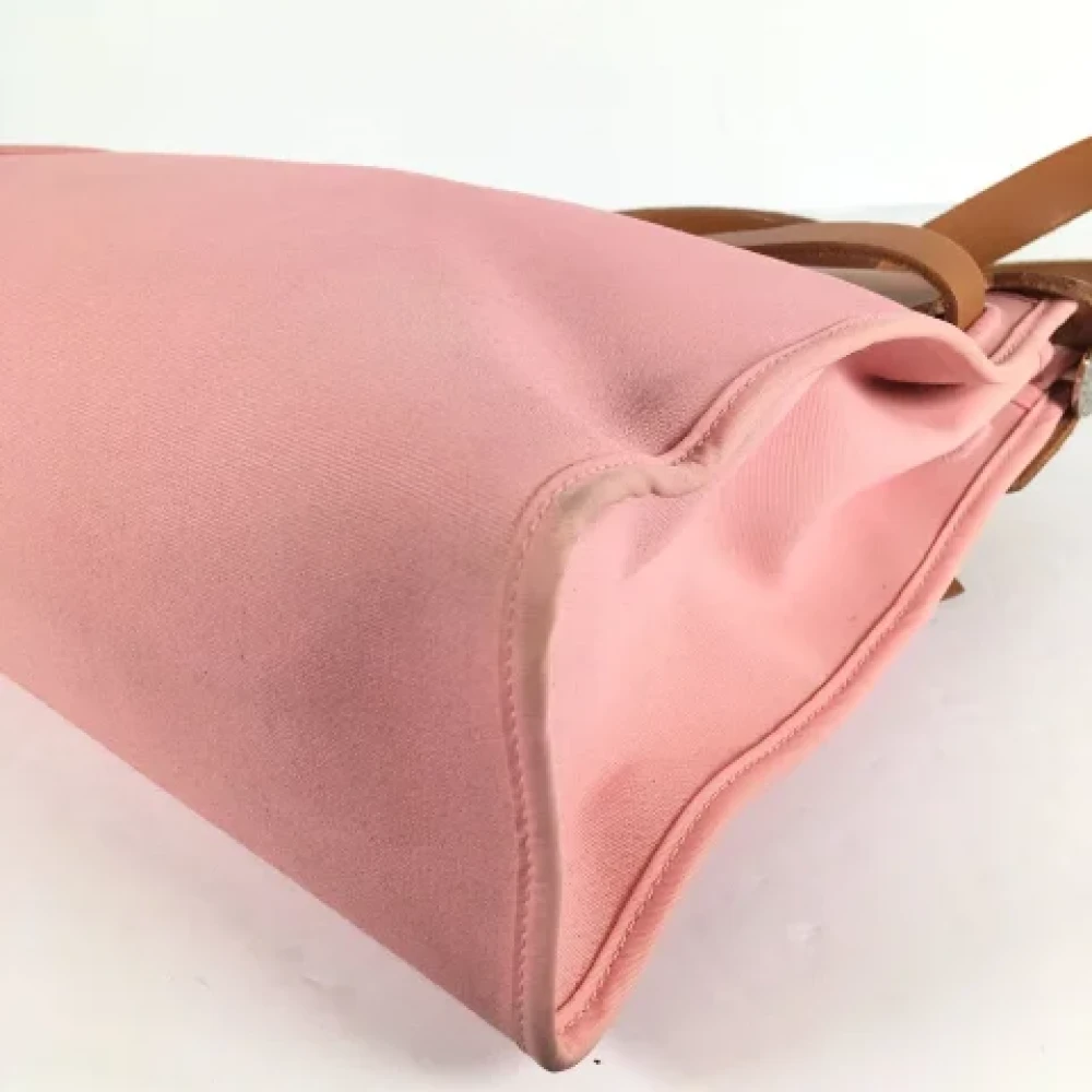 Hermès Vintage Pre-owned Leather handbags Pink Dames