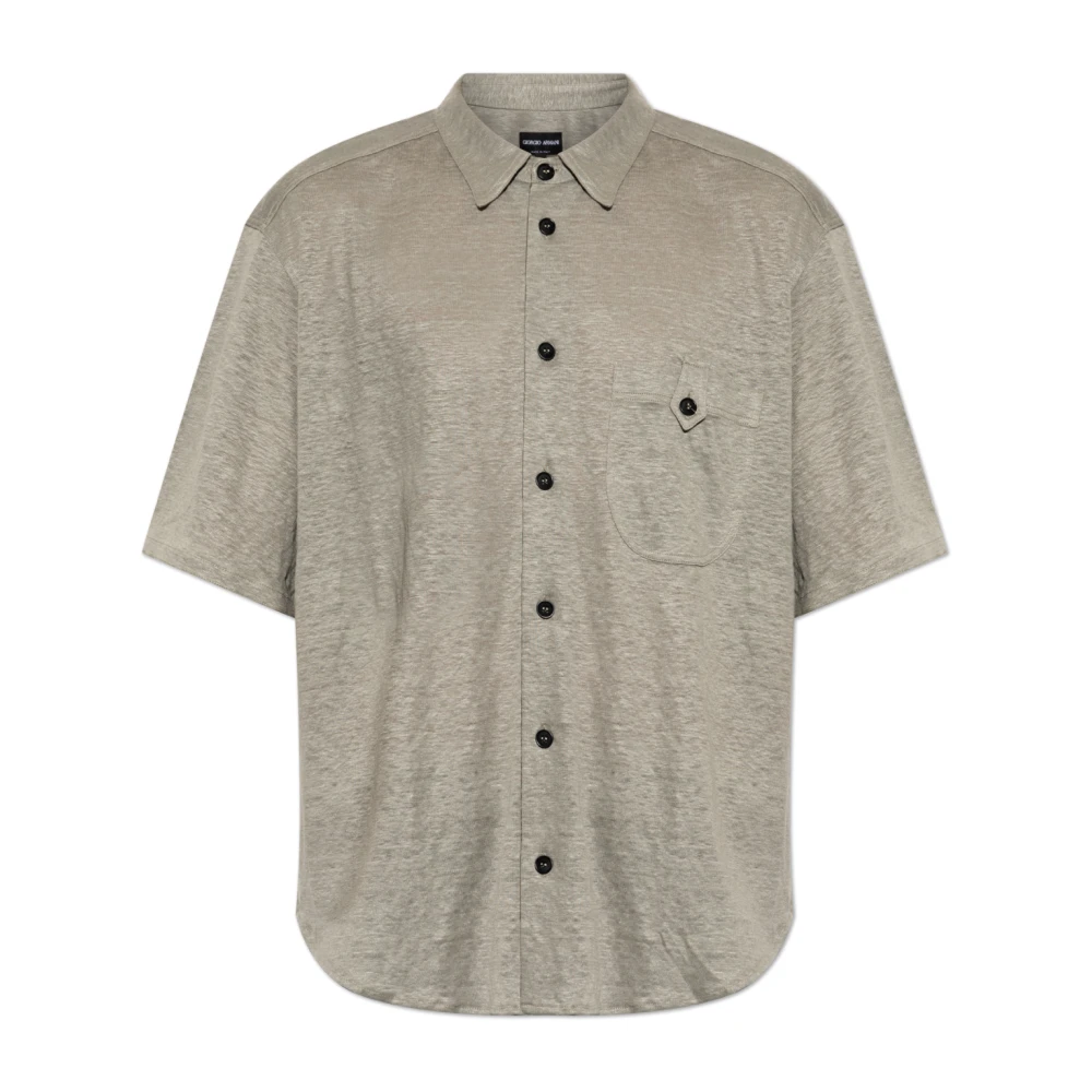 Giorgio Armani Hombre Beige Camisas, Talla: M