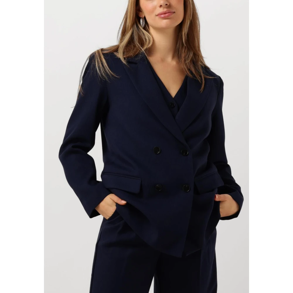 Notre-v Elegante Navy Blazer Blue Dames