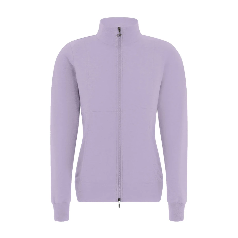 Deha Lila Zip Core Sweatshirt Purple Dames