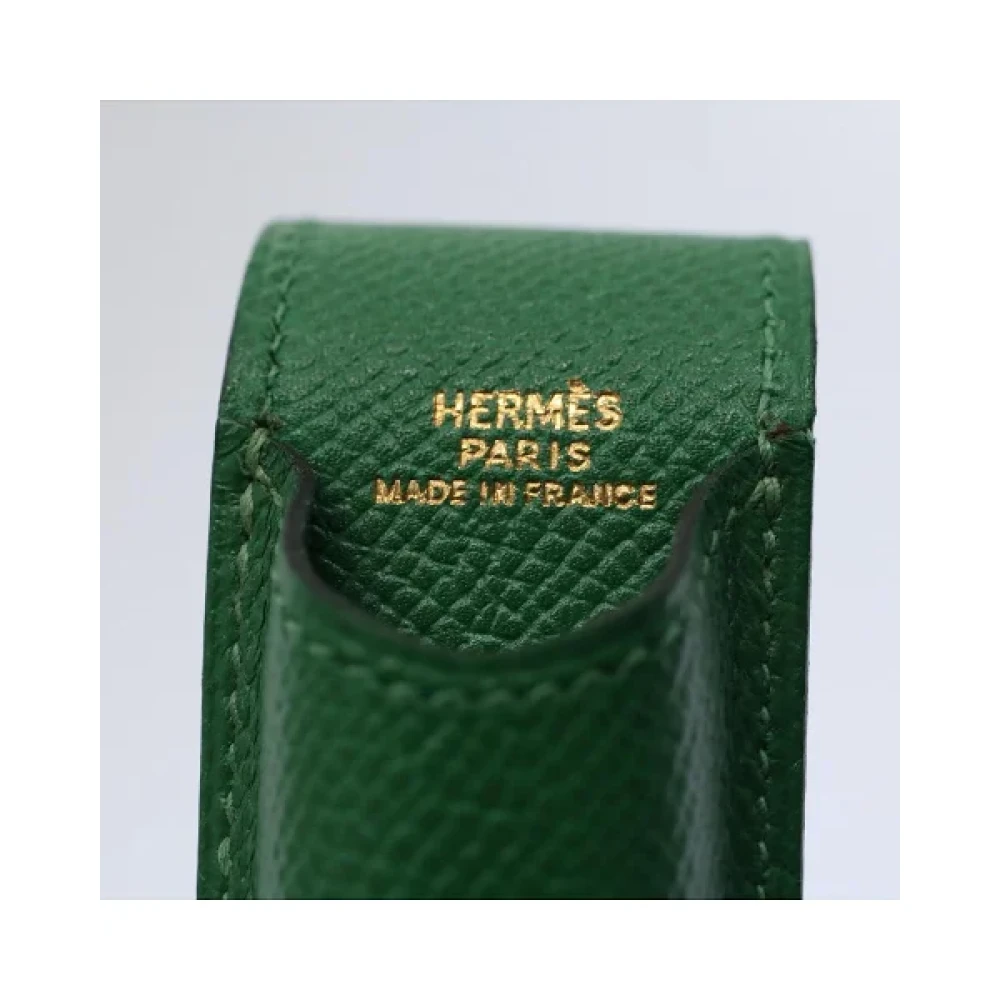 Hermès Vintage Pre-owned Leather home-office Green Dames
