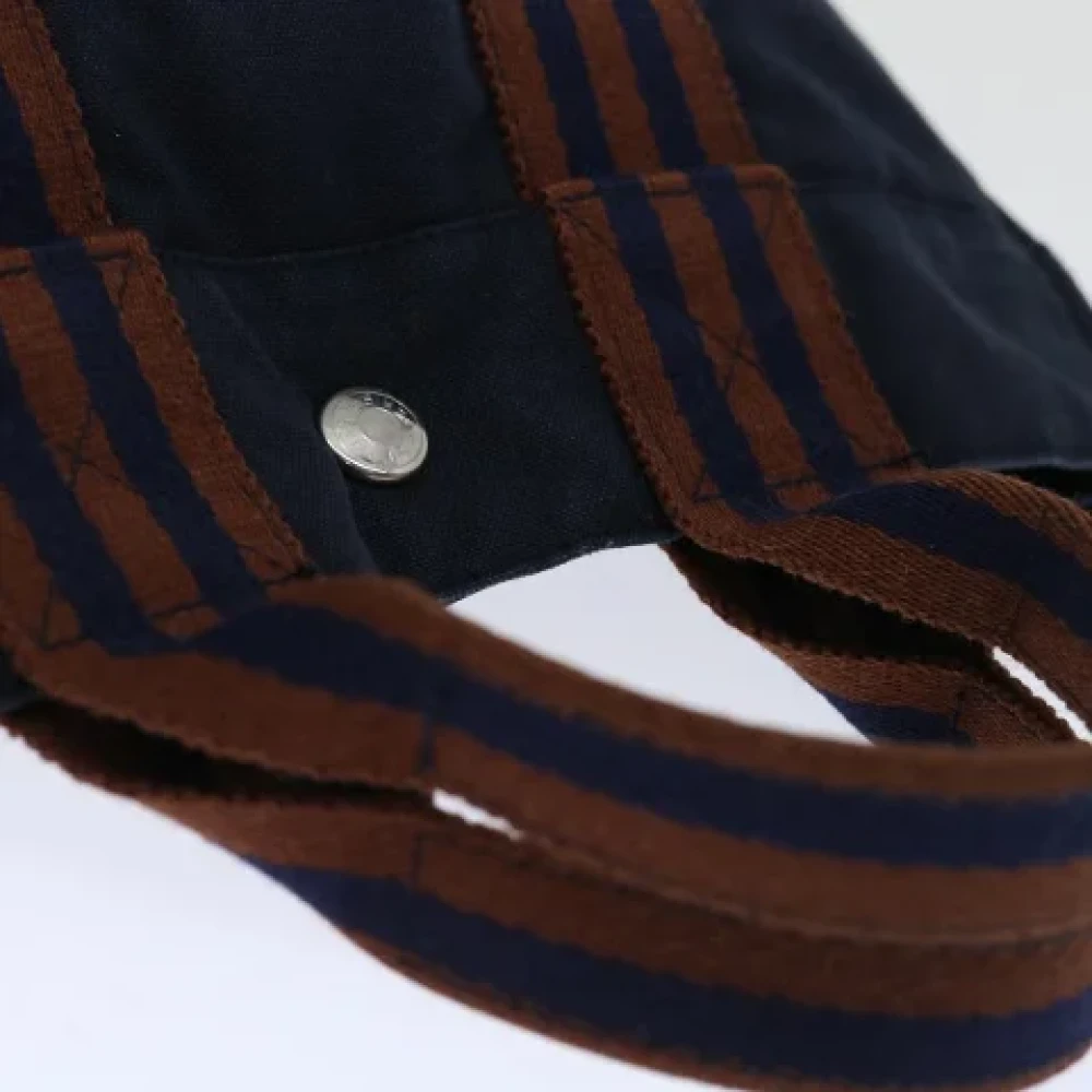 Hermès Vintage Pre-owned Canvas handbags Blue Dames