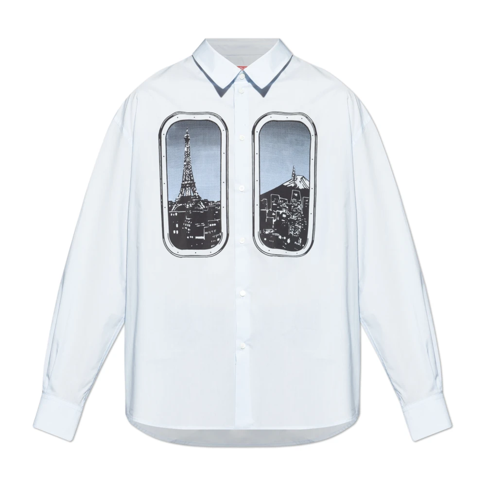 Kenzo Uomo Blu Magliette, L, New,