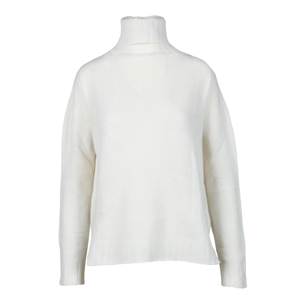 Ermanno Scervino Luxe Wol Kasjmier Gebreide Top White Dames