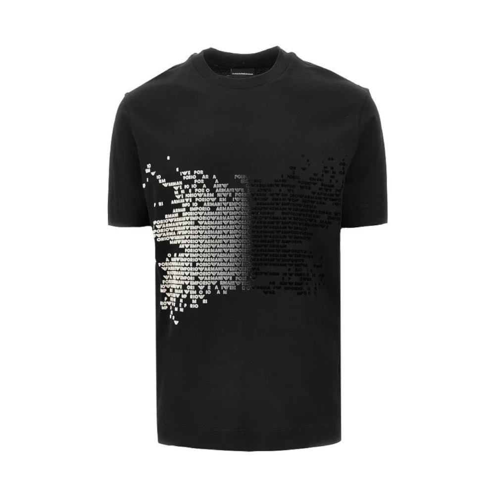 Emporio Armani Men's Black Short Sleeve T-Shirt - T-Shirts - L - Tops