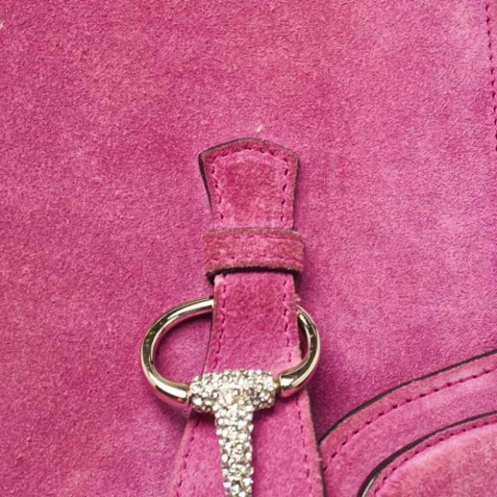 Gucci Vintage Pre-owned Suede clutches Pink Dames