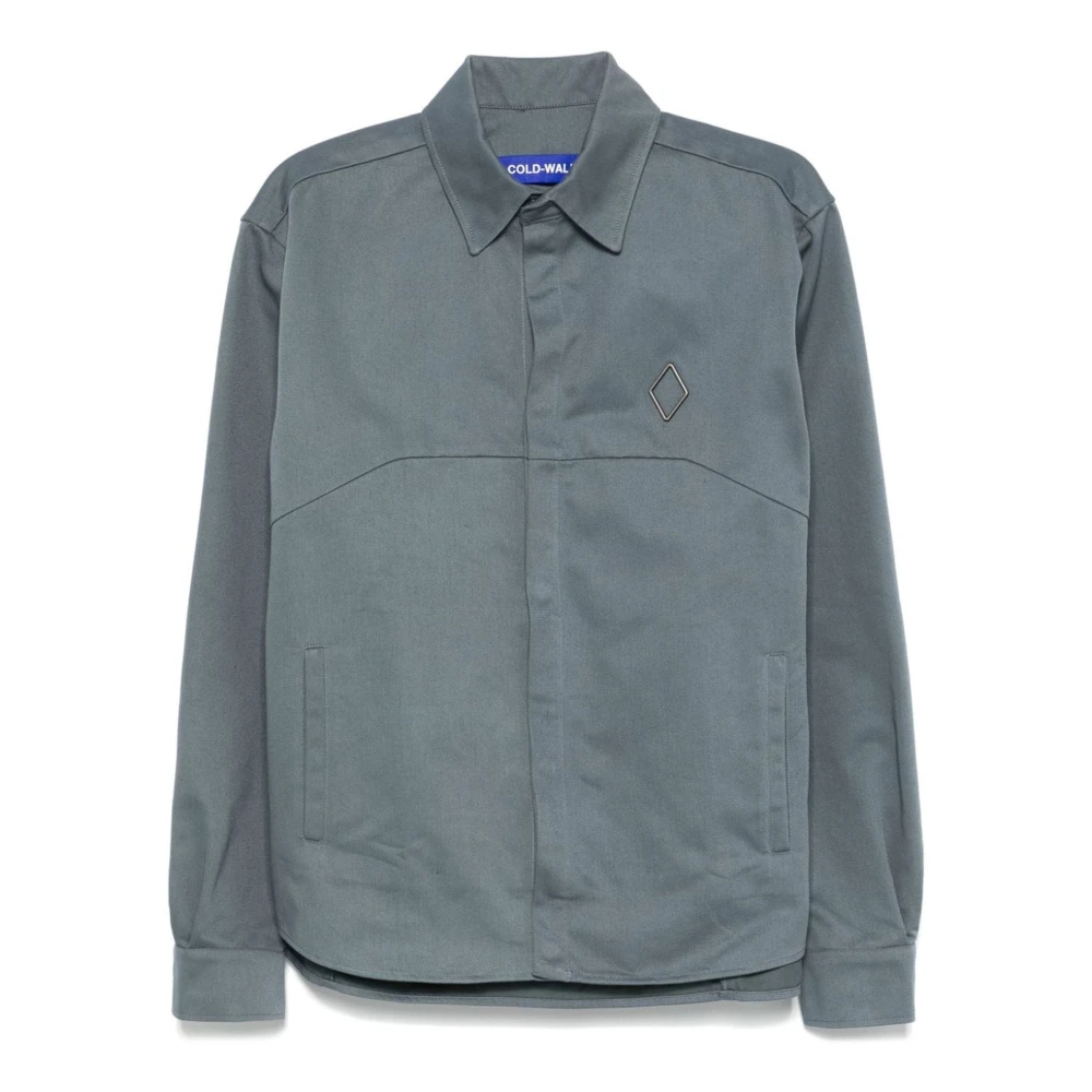 A-Cold-Wall Leisteen Grijs Twill Overhemdjasje Gray Heren