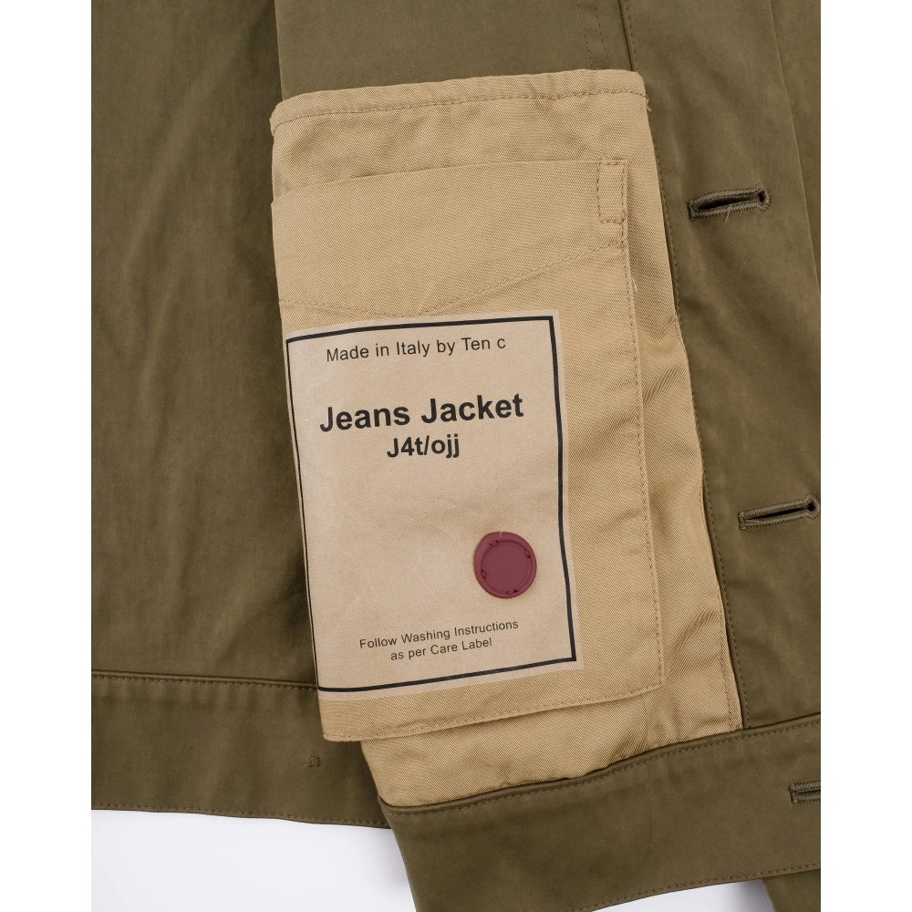Ten C Klassieke Denimjas Green Heren