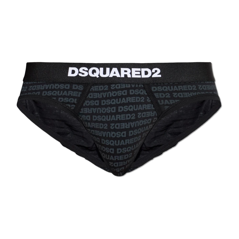 Dsquared2 Herren Schwarz Unterwäsche, K, Sgröße: