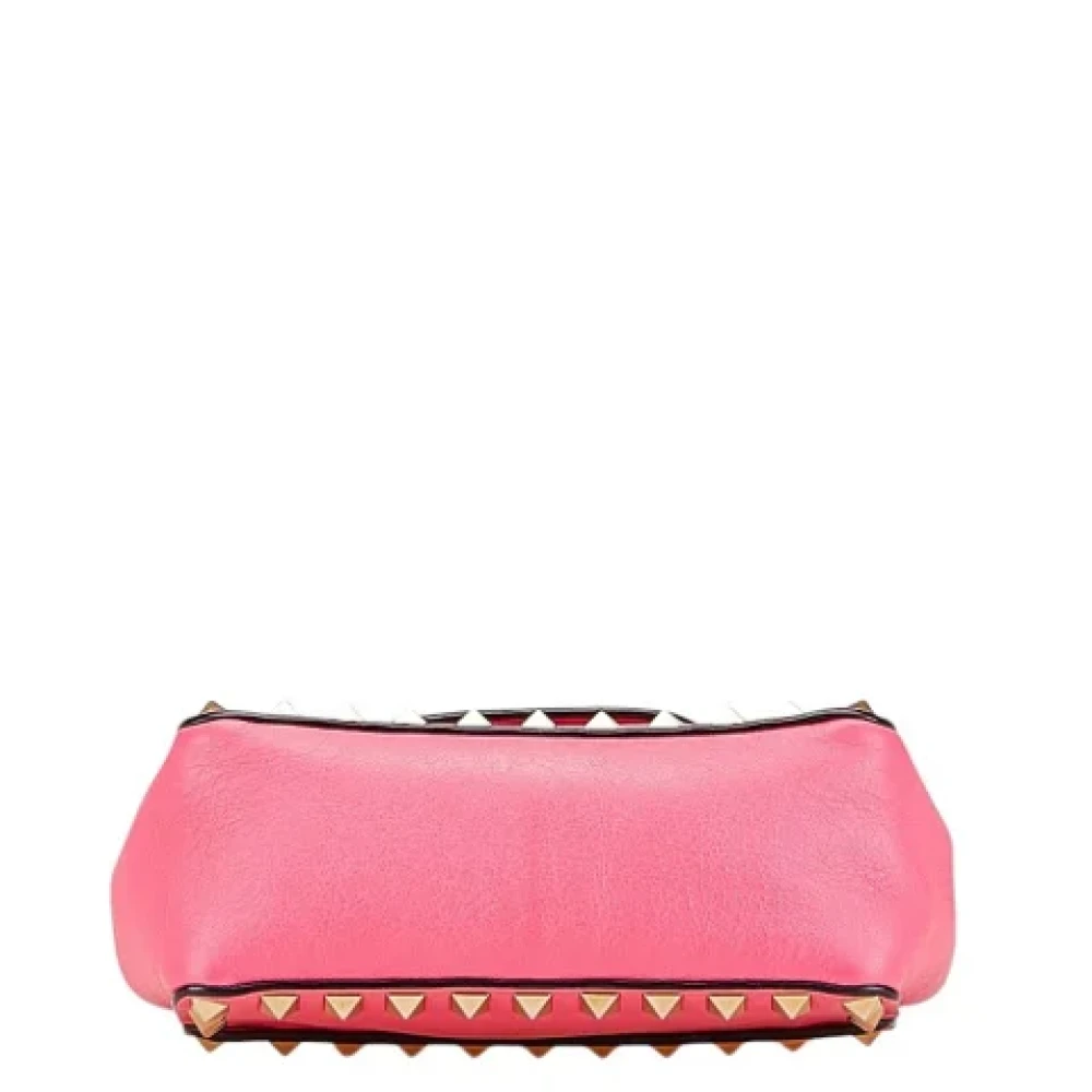Valentino Vintage Pre-owned Leather shoulder-bags Pink Dames