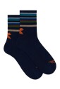 chaussettes-courtes-en-eponge-de-coton-bleu-pour-hommes-avec-bande-multicolore-rayee