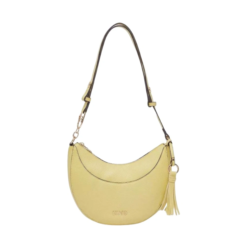 Liu Jo Femme Jaune Sacs, Taille: One Size Sac Hobo Moyen Avec Breloque
