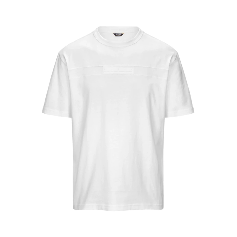 K-Way Uomo Bianco Top, S, New,