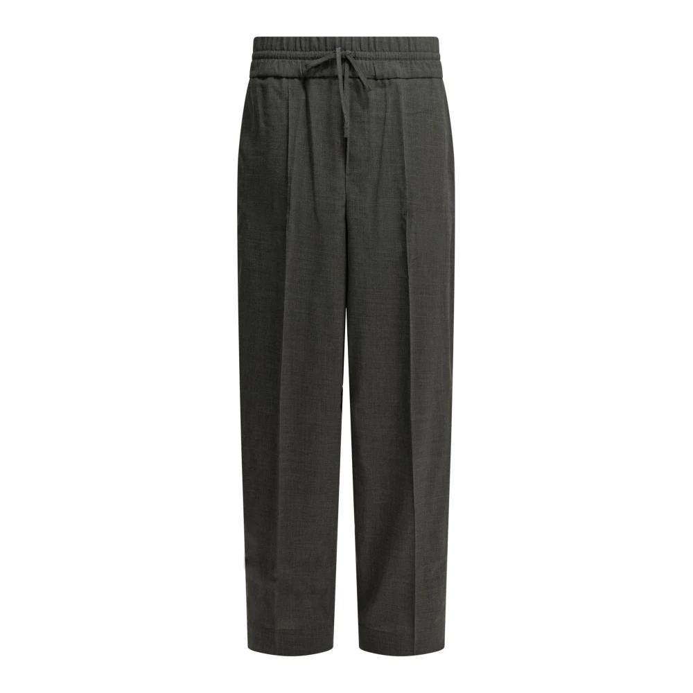 Ami Paris Uomo Grigio Pantaloni, L, New,