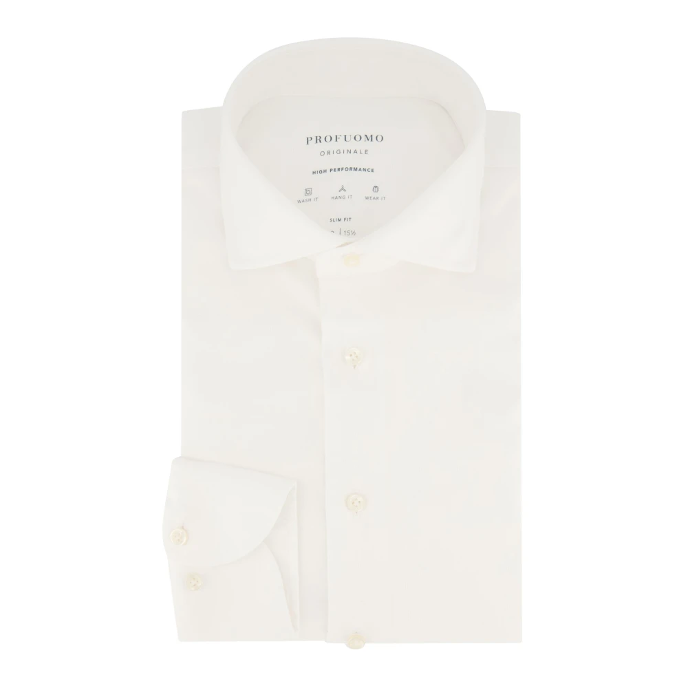 Profuomo Zakelijk Overhemd White Heren