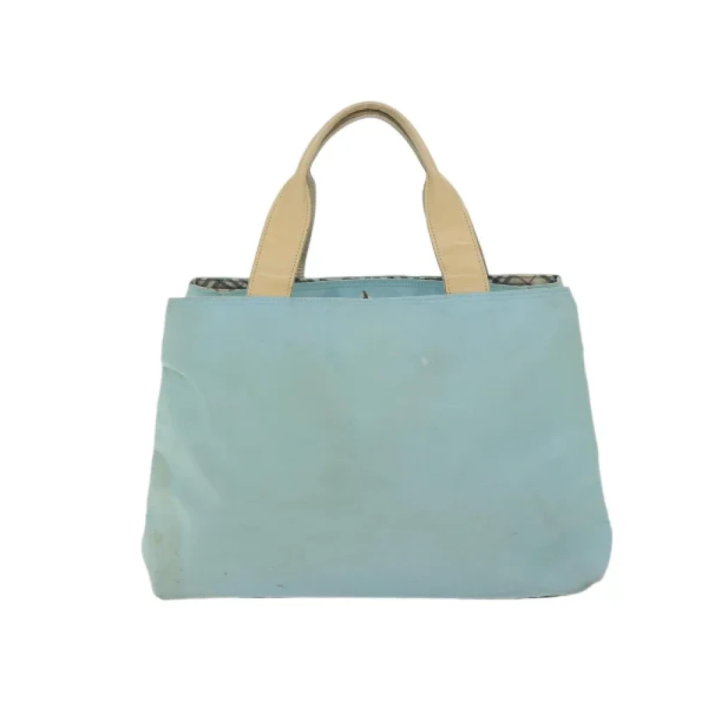 Burberry Vintage Pre-owned Nylon handbags Blue Dames