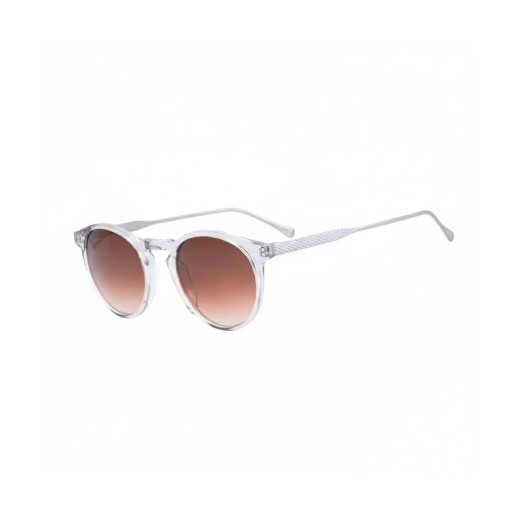 Belstaff Unisex Gray Titanium Frame Sunglasses With Uv Protection