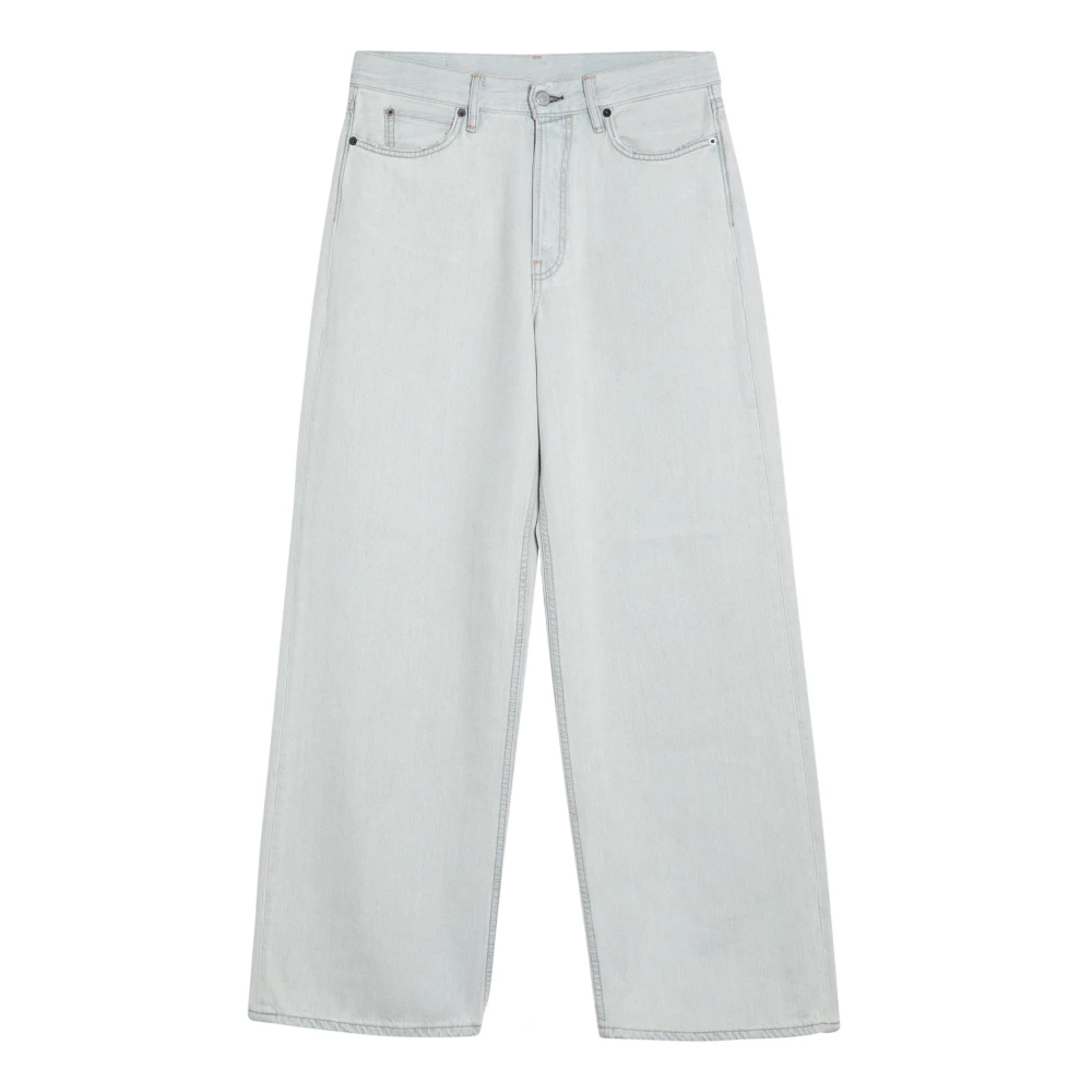 Acne Studios Reguliere Denim Jeans Blue Dames