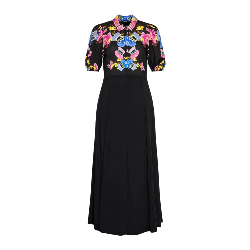 Desigual Lång Klänning Black, Dam