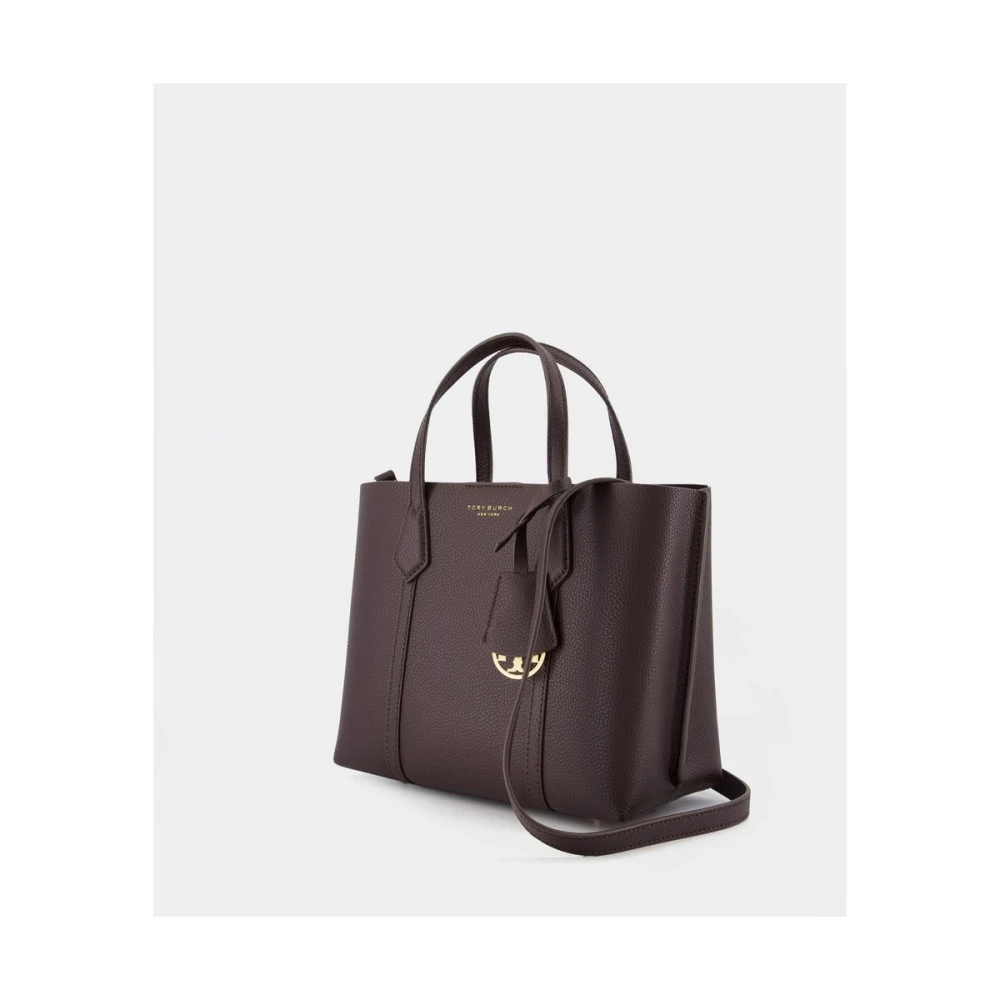 TORY BURCH Bordeaux Leren Shopper Tas Red Dames