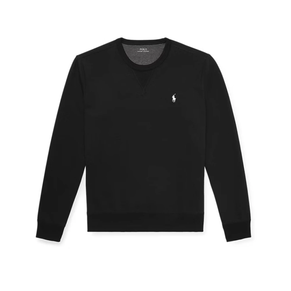 Polo Ralph Lauren Herr Svart Sweatshirts & Hoodies 2XL, Bomull, Långärmad Bomullst-Shirt