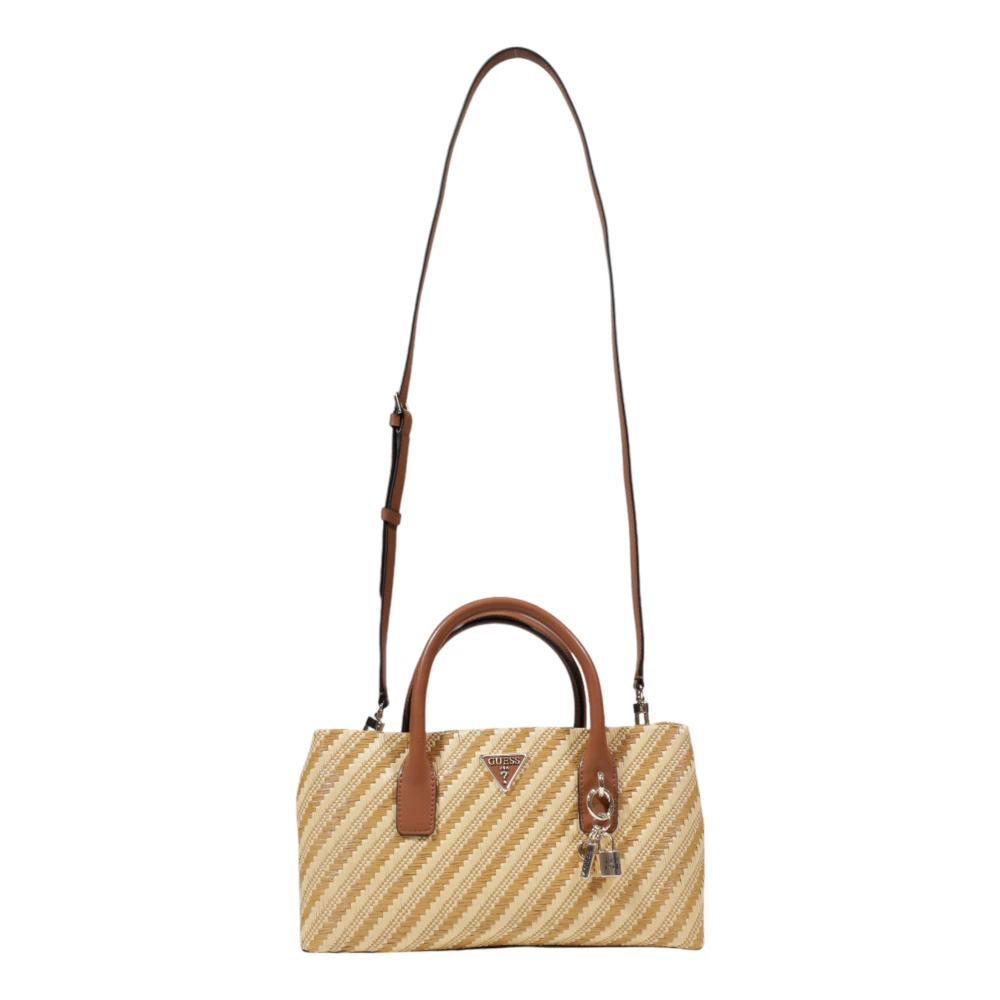 Guess Beige Schoudertas met Zakken Beige Dames