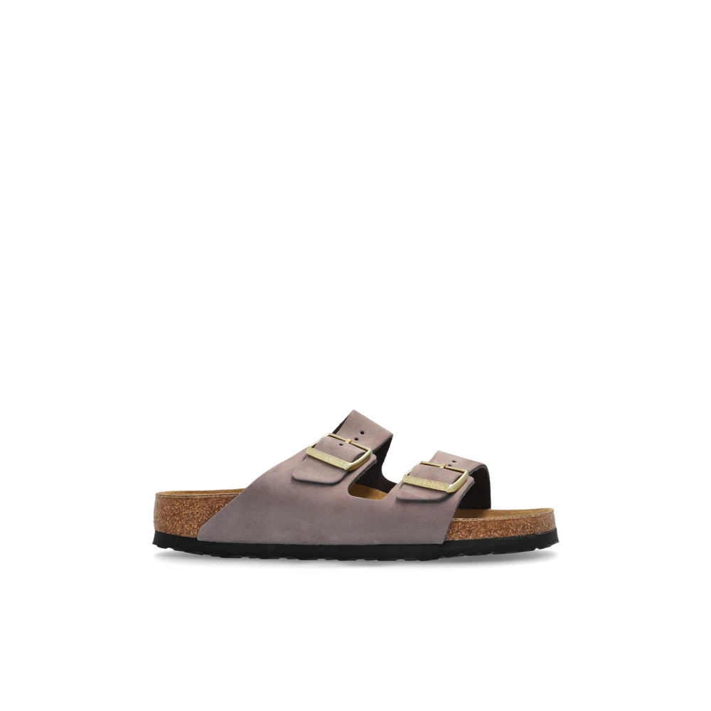 Birkenstock Women's Purple Arizona Bs Slides Narrow - Sliders - 4 Uk - Shoes