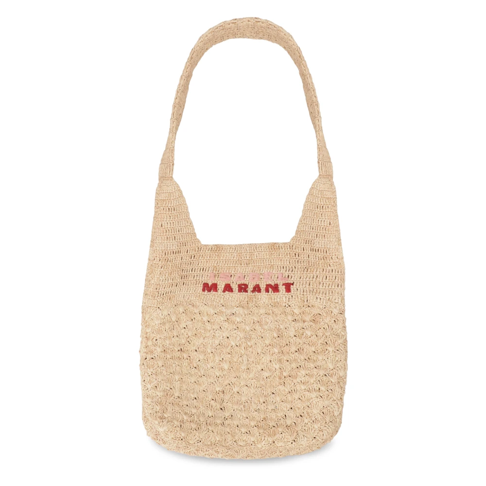 Isabel marant Raffia Tote Tas Beige Dames