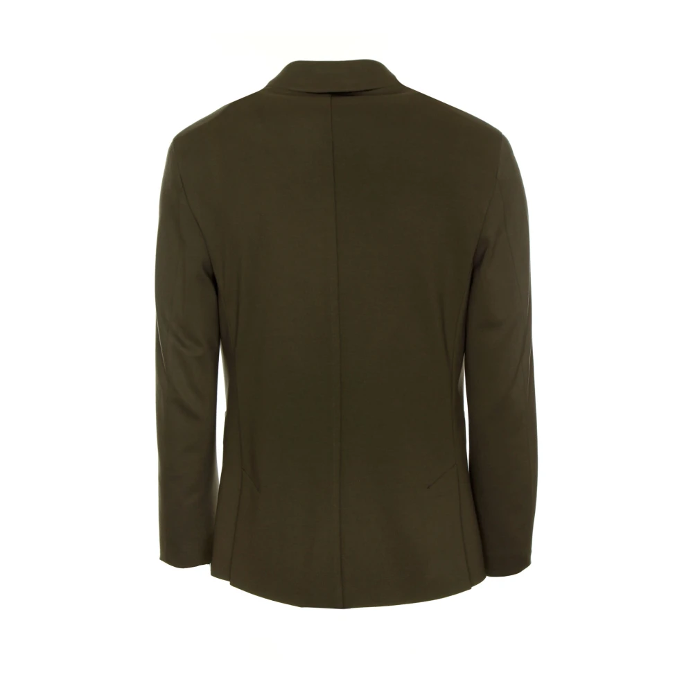 drykorn Marls Blazer met Vallende Revers Green Heren