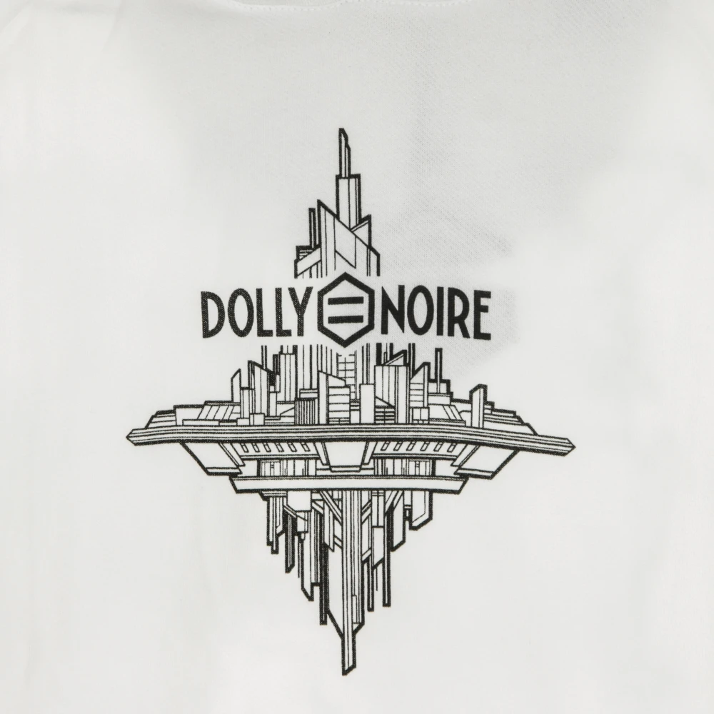 Dolly Noire Witte Heren Hoodie Beschermer White Heren