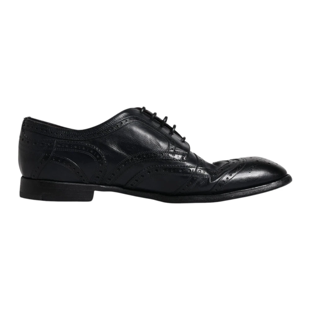 Dolce & Gabbana Men's Blue Derby Taormina Wingtip