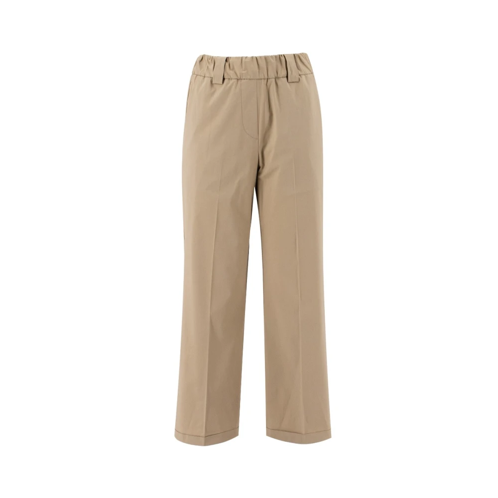 Trousers > Straight Trousers - - Le Tricot Perugia - Modalova