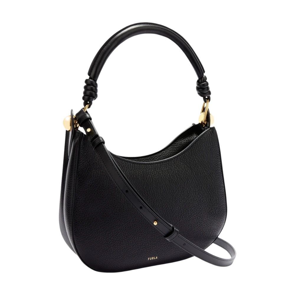 Furla Zwarte Sfera Hobo Tas Black Dames