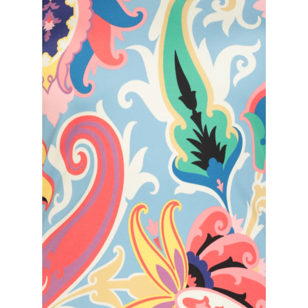 ETRO Bloemen V-hals jurk Multicolor Dames
