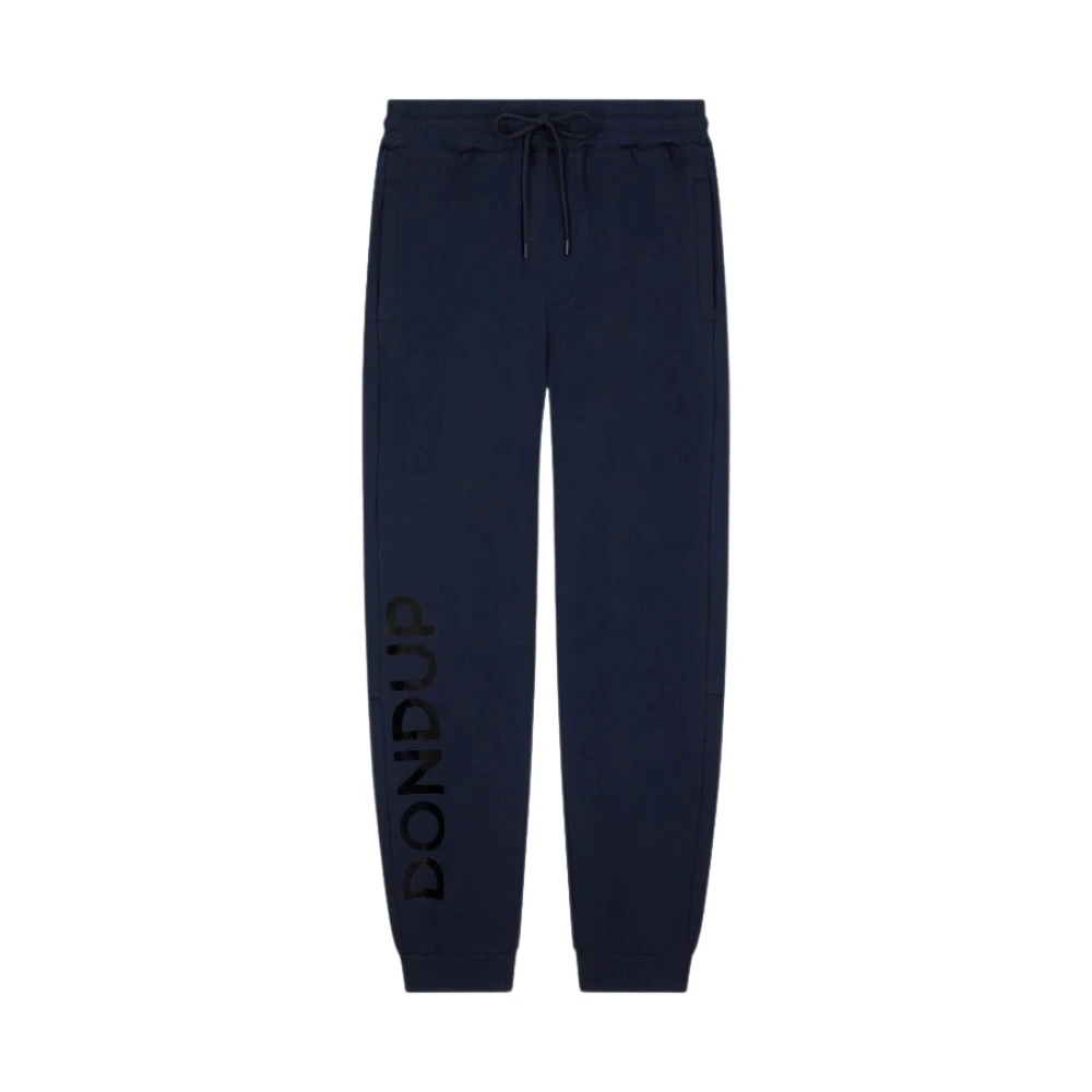 Dondup Jogger sweatpants met zijprint Blue Dames