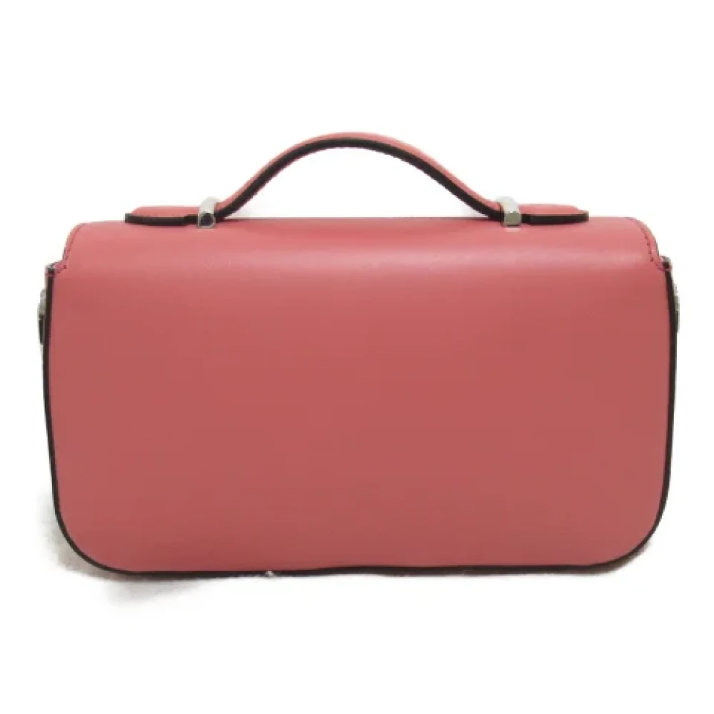 Gucci Vintage Pre-owned Leather crossbody-bags Pink Dames