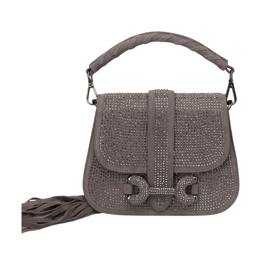 Alma en Pena Handtas bedekt met glitter Gray Dames
