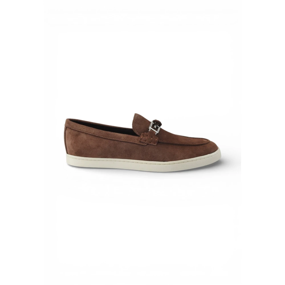 Guess Men's Brown Heaws Loafer - Loafers - 7 Uk - Shoes