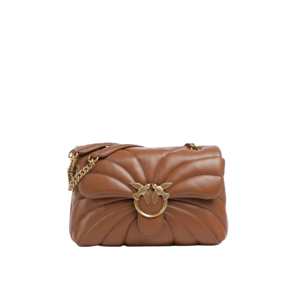 Pinko Brown Love Bag Puff - Female - Shoulder Bags - One Size - Bags