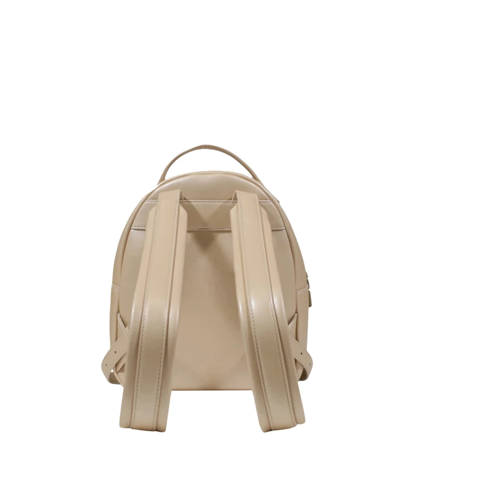 Moschino Gouden Elegante Rugzak met Gouden Details Yellow Dames